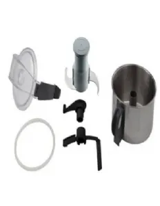 Kit mulsion pour TRK, K55 VV comprenant cuve inox 5,5 l., rotor lisse spcial mulsion, couvercle et racleur DITO SAMA 650103