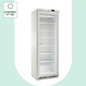 Armoire Srie 430 Positive 1 porte - Extrieur blanc -Porte vitre 308 Litres CORECO reconditionn ARV-430-CS-PV BA-1_STOCK