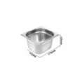 Bacs gastro inox GN 1/6 profondeur 100mm