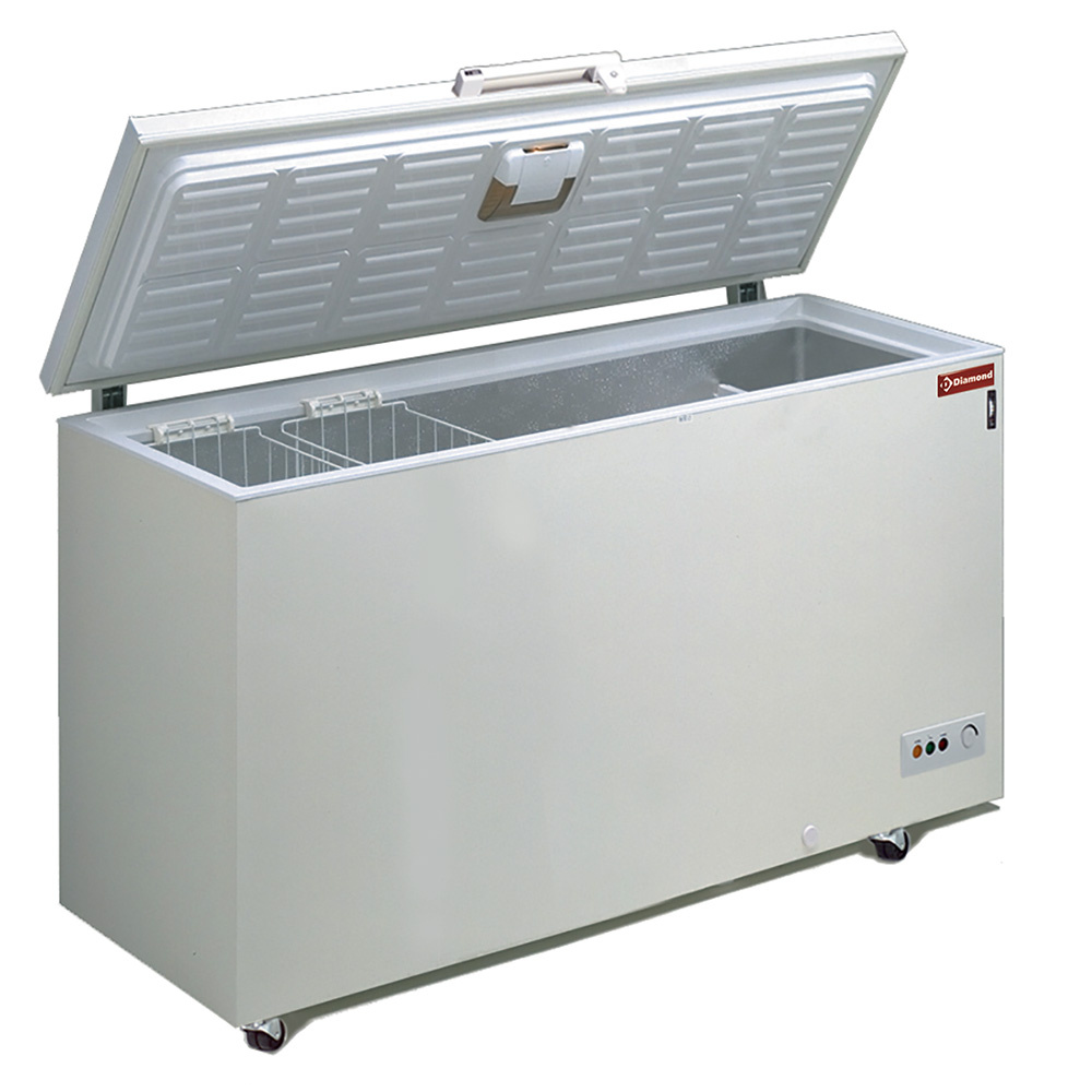 Frigo Congelateur INOX En Haut 300L