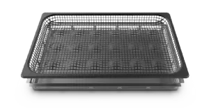 Grille en inox antiadhrente pour frire, avec bac collecteur de graisse GN 1/1, GN 2/1 CLEAN.FRY GRP820