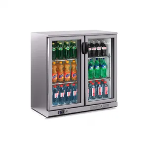 Arrire-bar rfrigr inox 2 portes vitres INFRICO ERV25II_STOCK