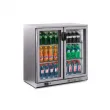 Arrire-bar rfrigr inox 2 portes vitres INFRICO