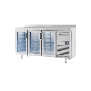 Arrire-bar rfrigr inox adoss 3 portes vitres INFRICO FMPP2000CR_STOCK