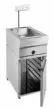 Chauffe-frites sur socle pour srie EVO 3 corps de chauffe (2 sous la cuve) Dimensions : 400x600x900mm  	Puissance : 0.85Kw 	Tension : MONO.230V