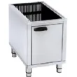 Meuble de support en acier inox pour friteuse 12 Litres Dimensions : 400x600x525mm  	