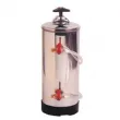 Adoucisseur d’eau en inox 12 litres Hauteur 500mm  	Volume 0.05 m3 	Robinets en laiton