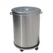 Poubelle avec couvercle sur roues - 50 litres Dimensions : 390 x H600mm