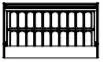 Combinaison de bacs 360x165x150mm 20 bacs de 501x32mm