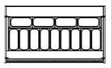 Combinaison de bacs 360x165x150mm 13 bacs de 501x32mm