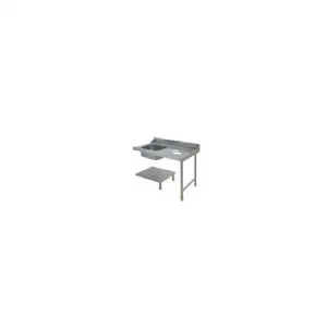 Table avec bac pour machines  capot panier 500 x 500 ou 600 x 500 COLGED PAP712DVF_STOCK