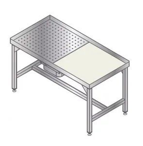 Table de dessouvidage 1400mm Profondeur 700mm T0560004