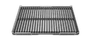 Plaque rainure en aluminium avec traitement antiadhrent avec grille - Systme QUICK.Load. GN 1/1, GN 2/1 SUPER.GRILL TG970